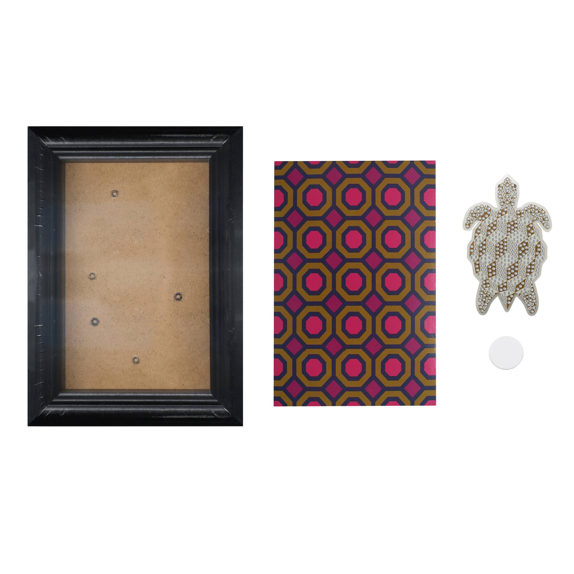 Jonathan Adler x Michaels 4" x 6" Tortoise Diamond Art Frame Kit